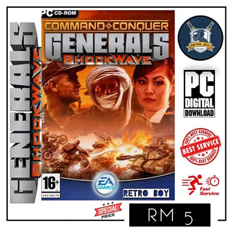 COMMAND & CONQUER GENERALS: SHOCKWAVE [DIGITAL DOWNLOAD] | Shopee Malaysia