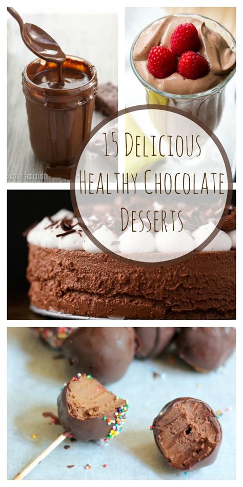 15 Delicious Healthy Chocolate Desserts