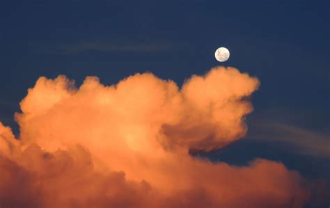 Moon In The Clouds Wallpaper