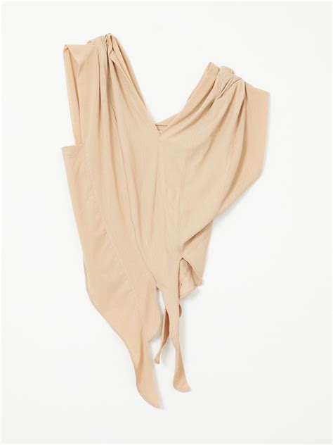 nude mesh top – ROBERTO SÁNCHEZ