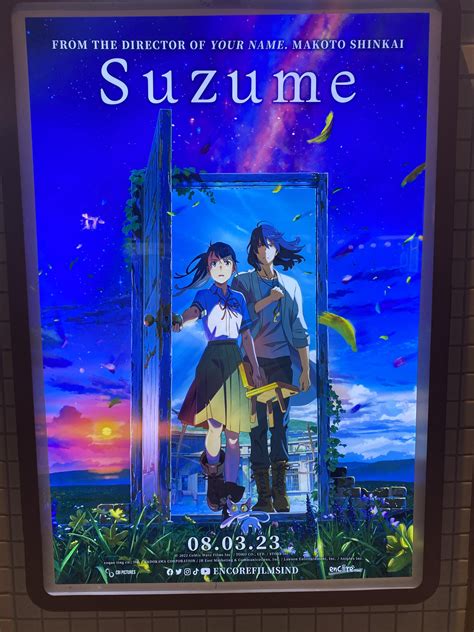 Suzume poster from cinema : r/SuzumeNoTojimari