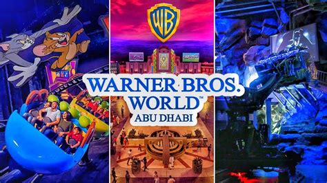 The BEST Rides at Warner Bros World Abu Dhabi - YouTube
