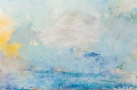 Sharon Kelly - Through the Mist - cool, vibrant, textured, abstract