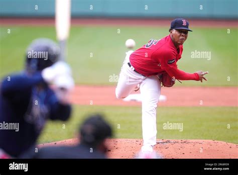 boston red sox starting pitcher brayan bello   baseball game
