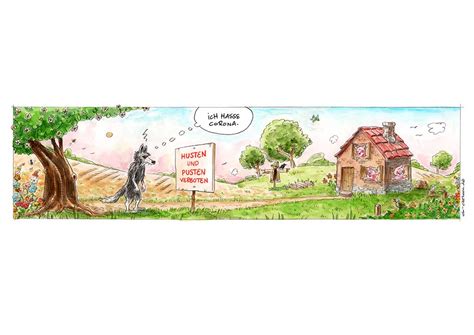 Der Wolf und die 3 Schweinchen – OL Cartoon