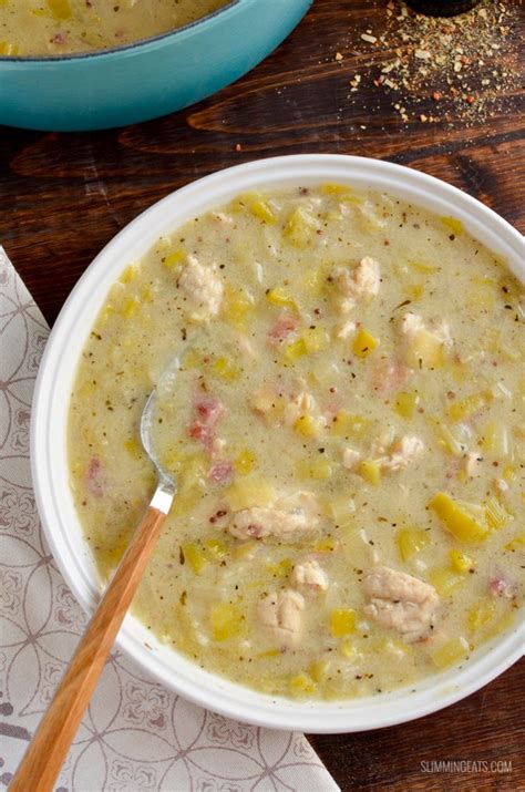 Chicken and Leek Soup - Slimming World - Slimming Eats