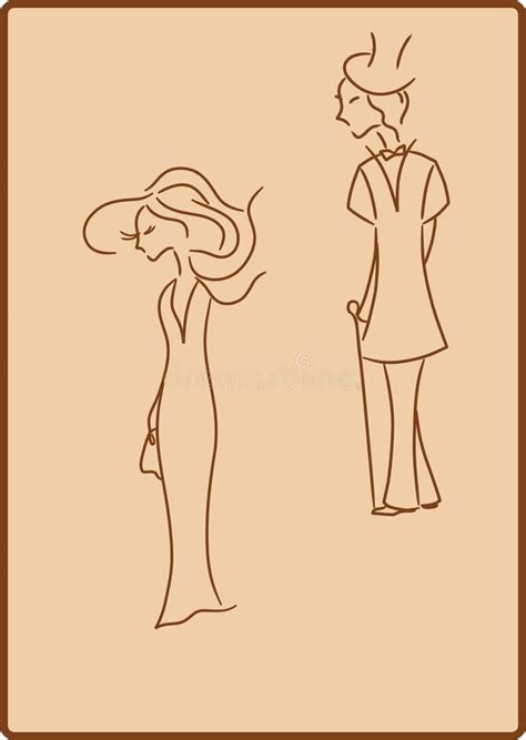 Lady Gentleman Stock Illustrations – 14,289 Lady Gentleman Stock ...
