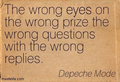 depeche mode | Quotations, Depeche mode, Lyric quotes