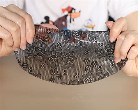 Черная кружевная маска для шеи с коллагеном OEM ODM crystal увлажняющая ...