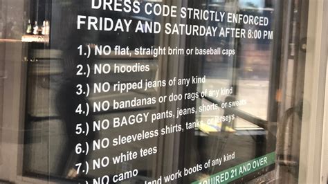 Facebook post ignites a debate on dress code at East End bars