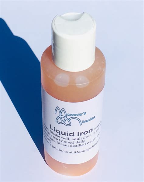 Health Solutions | Liquid Iron Supplement | Mommy's Miracles