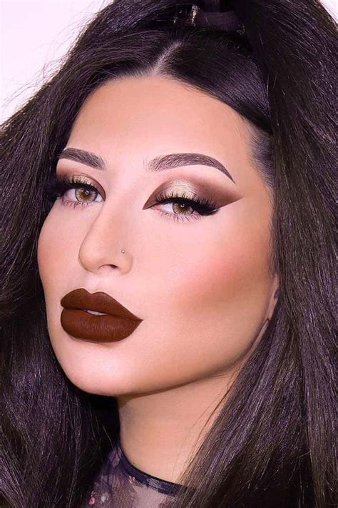 maroon matte lipstick ideas   sultry