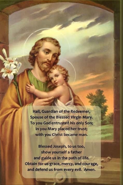 Prayer to St. Joseph | Catholic prayers daily, St joseph prayer, Saint ...