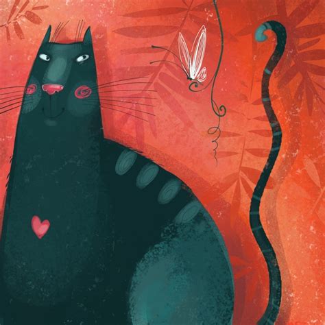 Иллюстрация Японский кот | Illustrators.ru