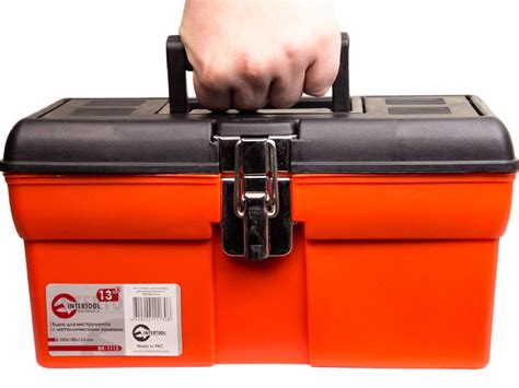 Ящик для хранения инструмента Intertool 33см купить в E-1