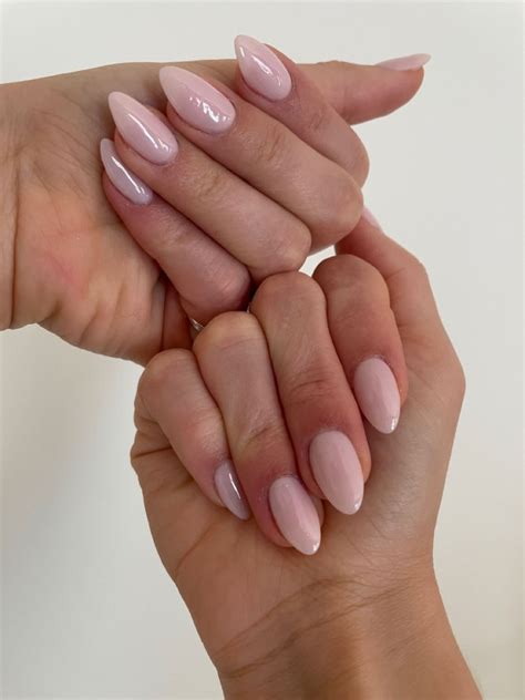 Pink powder nails – Artofit