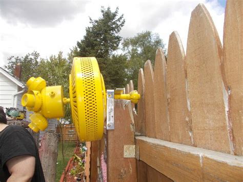 How to Make Re-purpos Ceilng Fan Into A Spectacular Yard Decoration ...