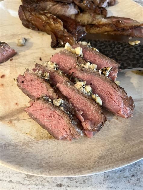 Did a reverse sear on a bone in striploin and a couple rib steaks