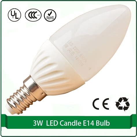 Porcelain bulb e14 bulb 3w lamp led e14 candle led e14 5730 miniature ...