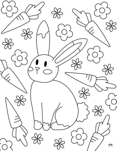 Free Printable Bunny Coloring Pages