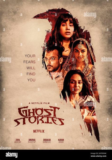 GHOST STORIES, poster, clockwise from top: Janhvi Kapoor, Mrunal Thakur ...