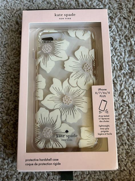 Kate Spade Phone Case iPhone 8/7/6s/6 Plus Floral Pink Rhinestone