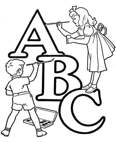 Free Printable Abc Coloring Pages For Kids