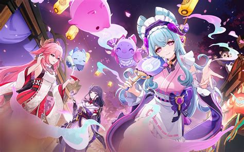 Yumemizuki Mizuki Wallpaper 4K, Genshin Impact, 5K, 2025 Games