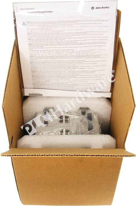 PLC Hardware: Allen-Bradley 1783-HMS8TG4CGR Stratix 5400 Ethernet Switch