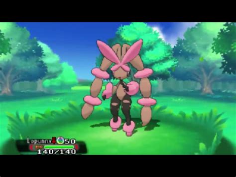 Pokemon Lopunny Mega Evolution