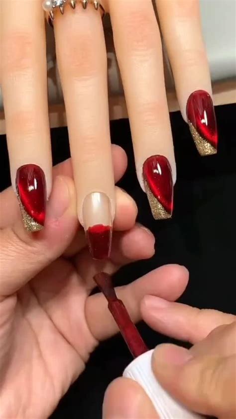[Видео] «💅тёмный маникюр подборка» | Дизайнерские ногти, Живописные ...
