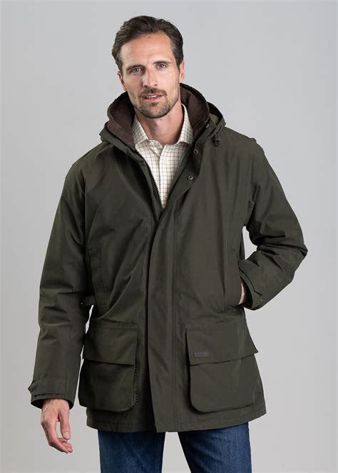 Barbour Beaconsfield Jacket Olive - Fawcetts Online