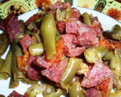 Стручковая фасоль по-флорентийски : Вторые блюда