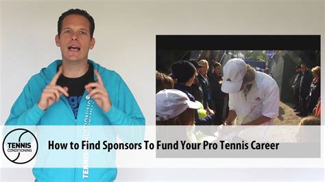 How to Find Sponsors To Fund Your Pro Tennis Career - YouTube