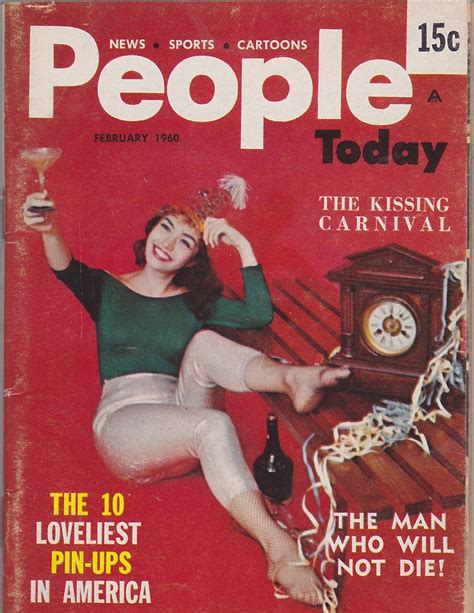 Vintage cheesecake - pinup digest magazine #202 - FEB 1960 PEOPLE TODAY