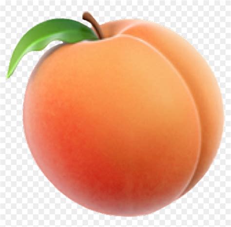 Peach Emoji Transparent Background - Transparent Peach Emoji Png, Png ...