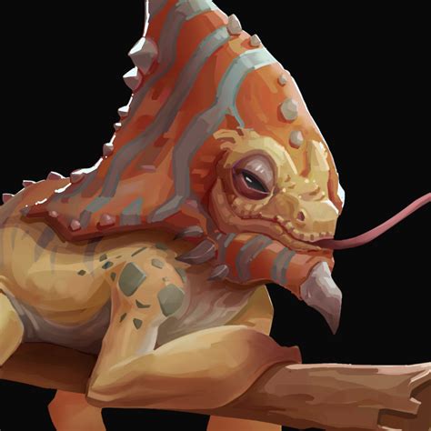 ArtStation - Iguana – creature design