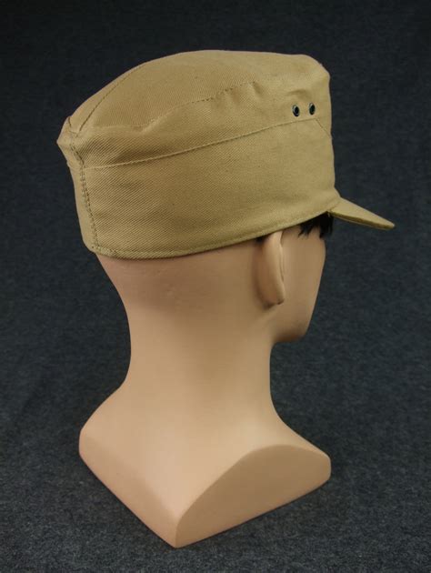 wwii german dak field cap em sand hikimilitariashop