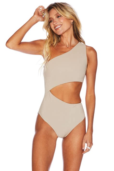 Tan Celine One Piece - www.swimwearsupply.com