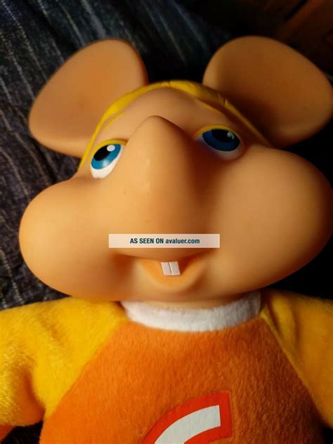 Vintage Talking Topo Gigio Maria Perego 1990 ' S Italian Peluche Rubber