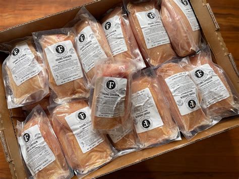BULK BOX: Chicken Breasts (2/pkg, boneless, skin-on) - Farrar Family Farm