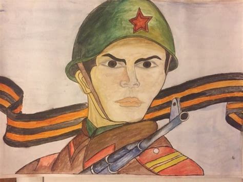 Рисунок героя защитника (46 фото)