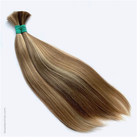Virgin Slavic Hair 19 inches - 48 cm Color 8-9 122 grams