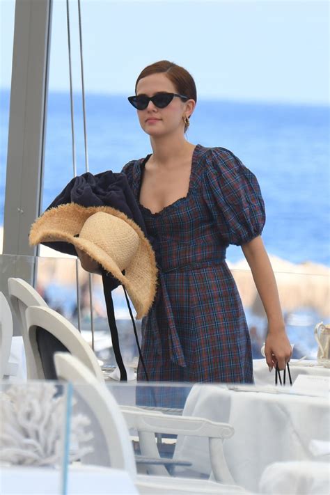 ZOEY DEUTCH and Dylan Hayes at Hotel Regina Isabella in Ischia 07/18