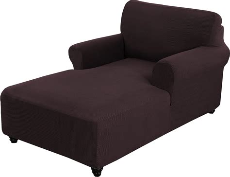 amazoncom mifxin chaise cover stretch chaise lounge slipcover elastic