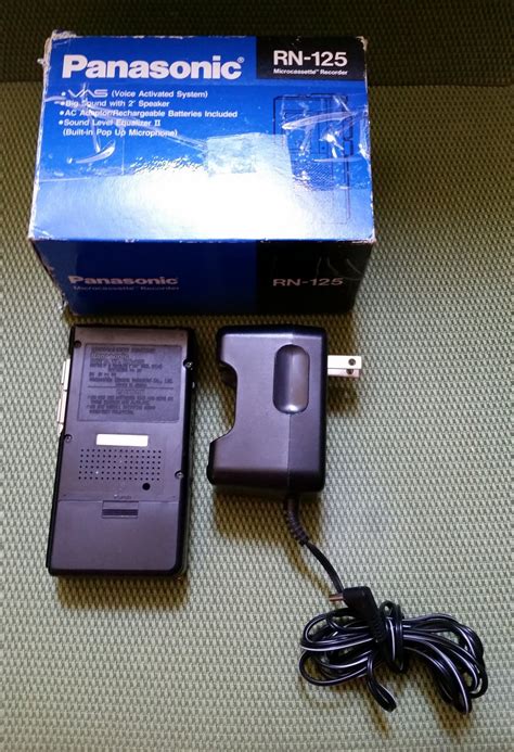 Panasonic RN-125 Microcassette Recorder with Integrated Microphone ...