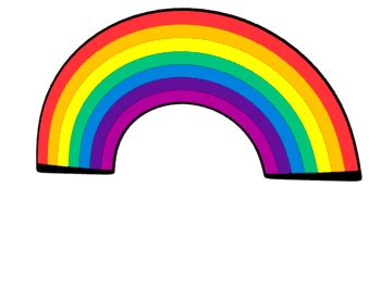gambar pelangi kartun png  koleksi gambar