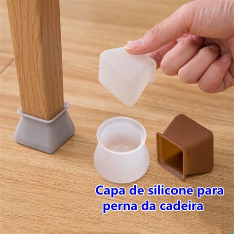 Protetores Pes De Cadeira - Protetor de pés de cadeira chega de arranhar o seu piso - Dona de casa ...