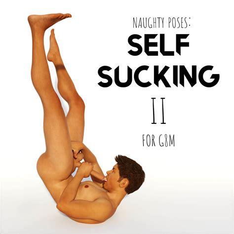 Naughty Poses: Self-Sucking II for G8M Daz Content by khoshekh