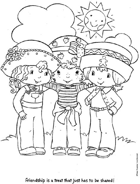 Free Vintage Strawberry Shortcake Coloring Pages, Download Free Vintage ...